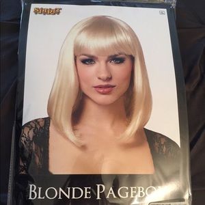 Blonde wig from Spirit Halloween